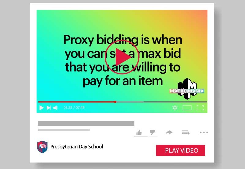 VIDEO: Using Proxy Bids to Increase Your Chances of Winning - March Mania